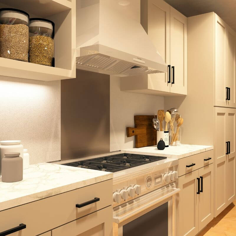 Champagne Hob Splashback - Eldhaus - Image 3