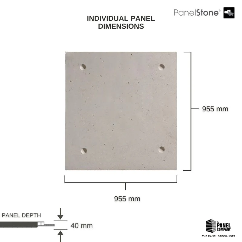 Concrete Grey Panel Stone - Image 4