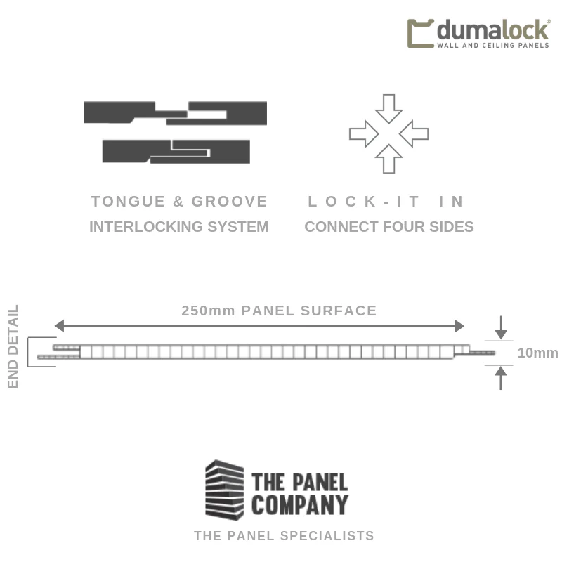 Dumalock 2 Tile Stone Dark Concrete | 8 Pack - Image 6