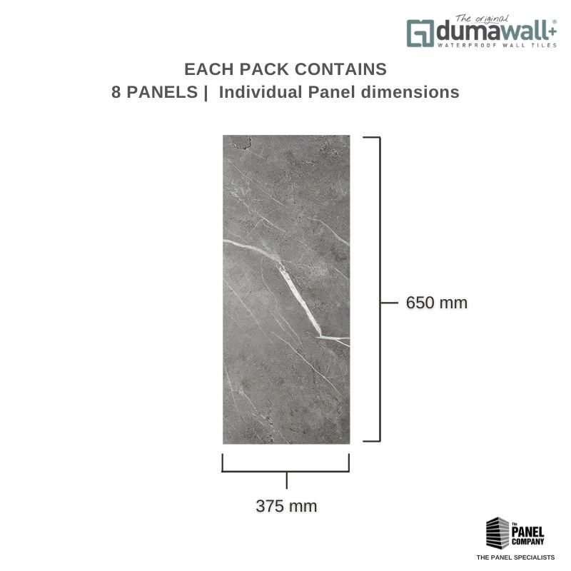 Dumawall Plus Glossy Porto Wall Tile | Solid Bathroom Wall Tile | 8 Pack - Image 6
