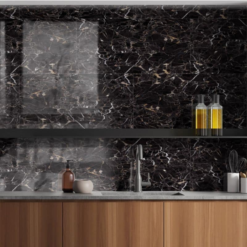 Dumawall Plus Glossy Tavira Wall Tile | Solid Bathroom Wall Tile | 8 Pack