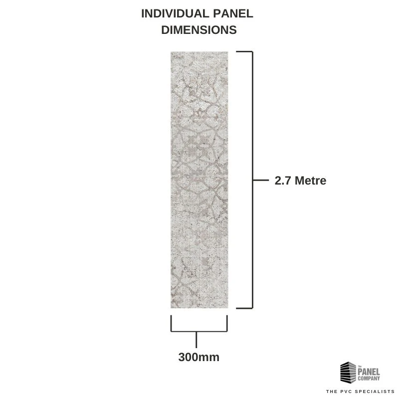 Elegance Damask Gilted Silver 8mm - Image 3