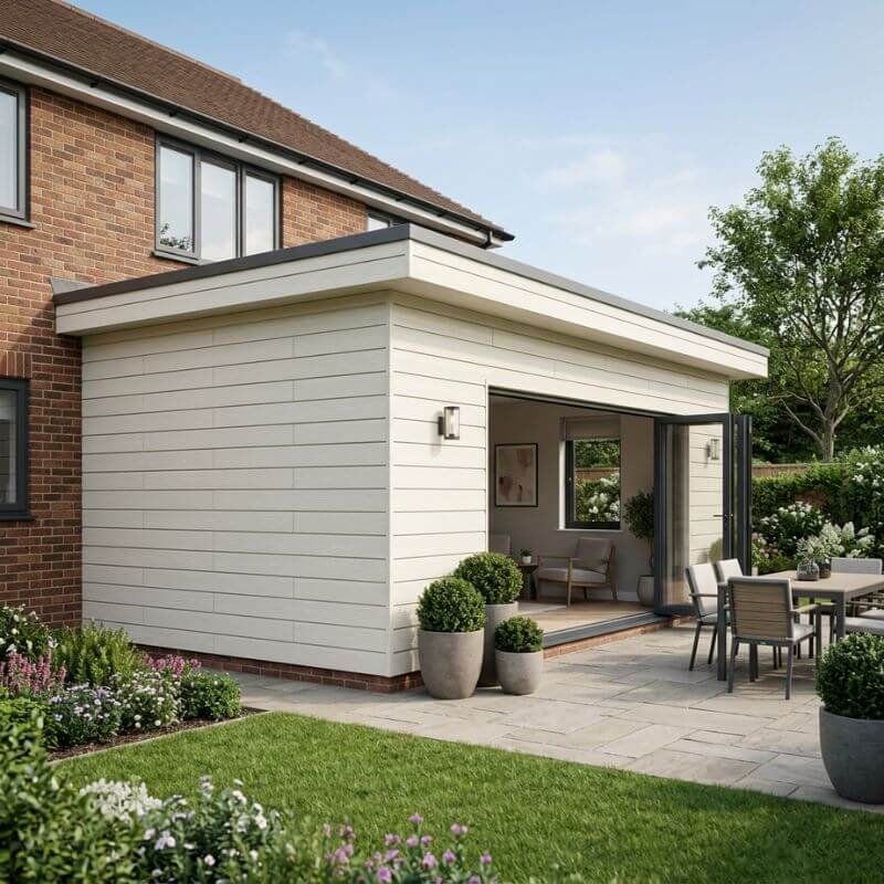 Ulkona Composite Cladding - Chalk Birch - Image 4