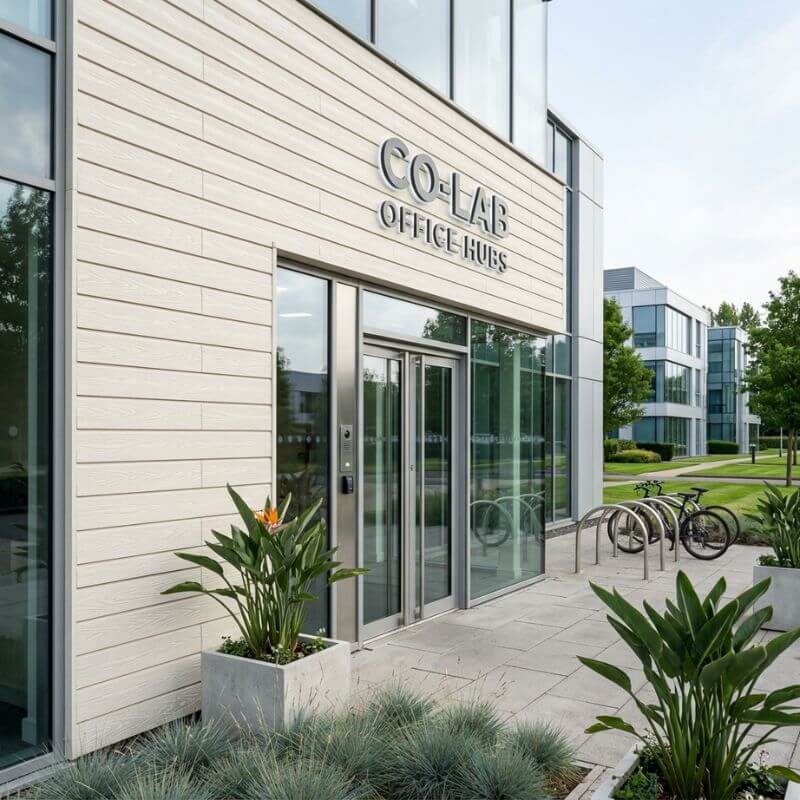 Ulkona Composite Cladding - Chalk Birch - Image 6