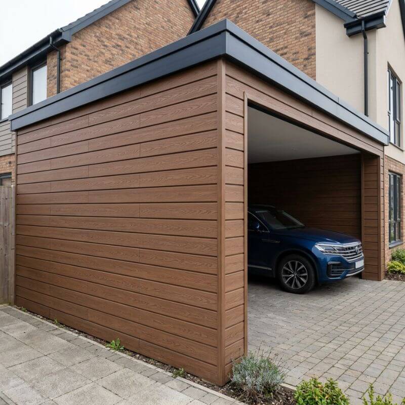 Ulkona Composite Cladding - Chestnut - Image 4