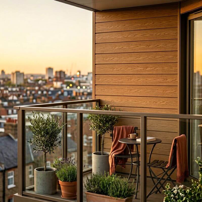 Ulkona Composite Cladding - Medium Oak - Image 4