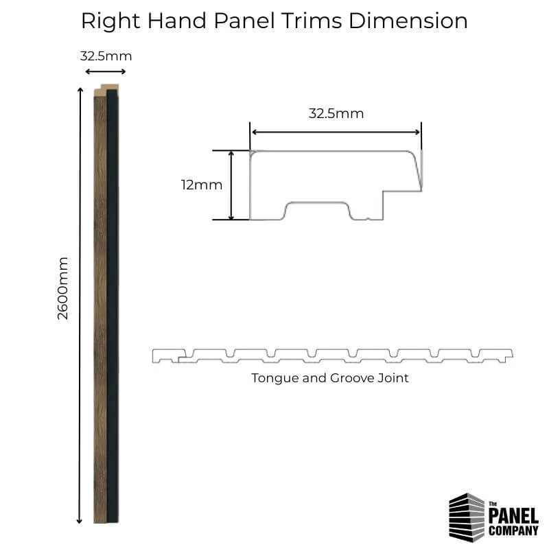 French Oak Water Resistant Slat Wall Panel Framing Trim - Image 4