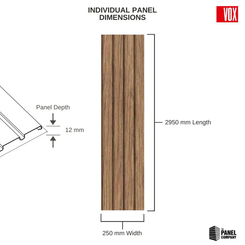 Honey Oak - Vox Fronto Slat Wall Panels - Image 7