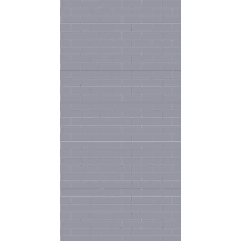 Imprevia Compact Silver Grey Metro Tile Wall Panel - 1.2M x 2.4M - Image 4