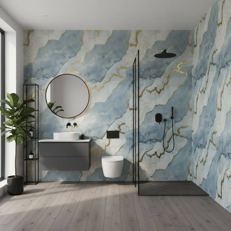 Imprevia Lapis PVC Shower Panel - 1M x 2.4M - Image 3