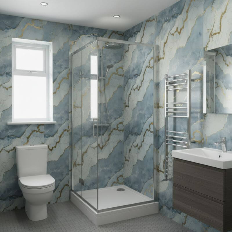 Imprevia Lapis PVC Shower Panel - 1M x 2.4M - Image 4