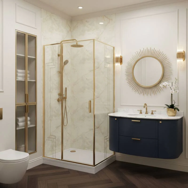 Imprevia Opal Onyx PVC Shower Panel - 1M x 2.4M - Image 3