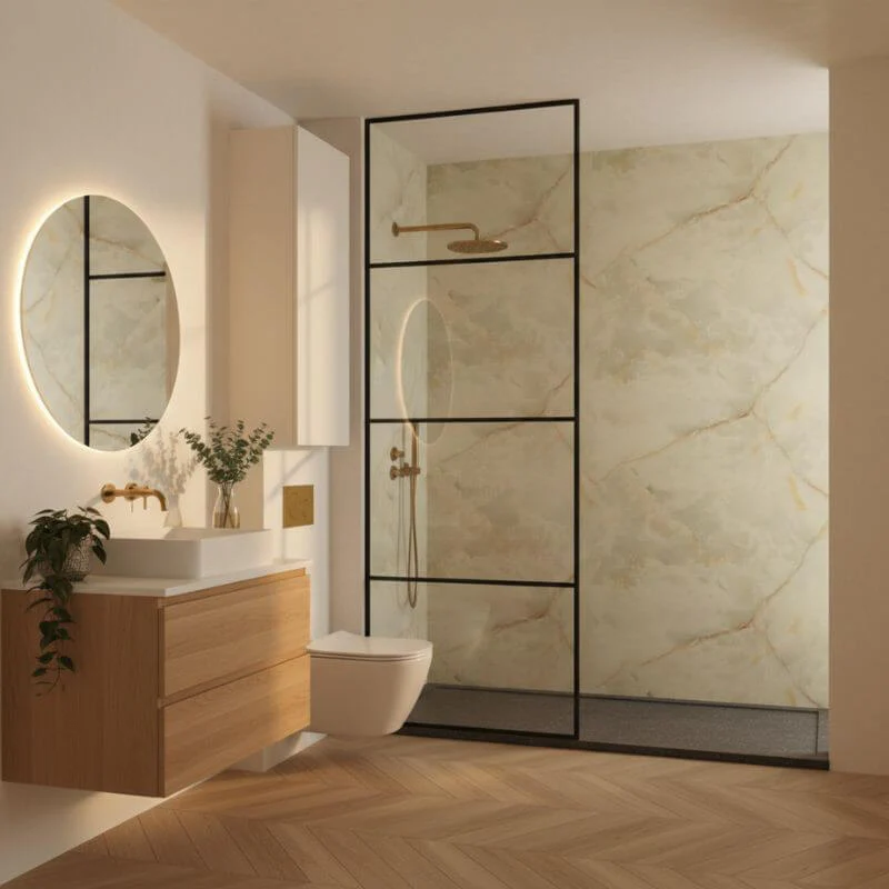 Imprevia Opal Onyx PVC Shower Panel - 1M x 2.4M - Image 5
