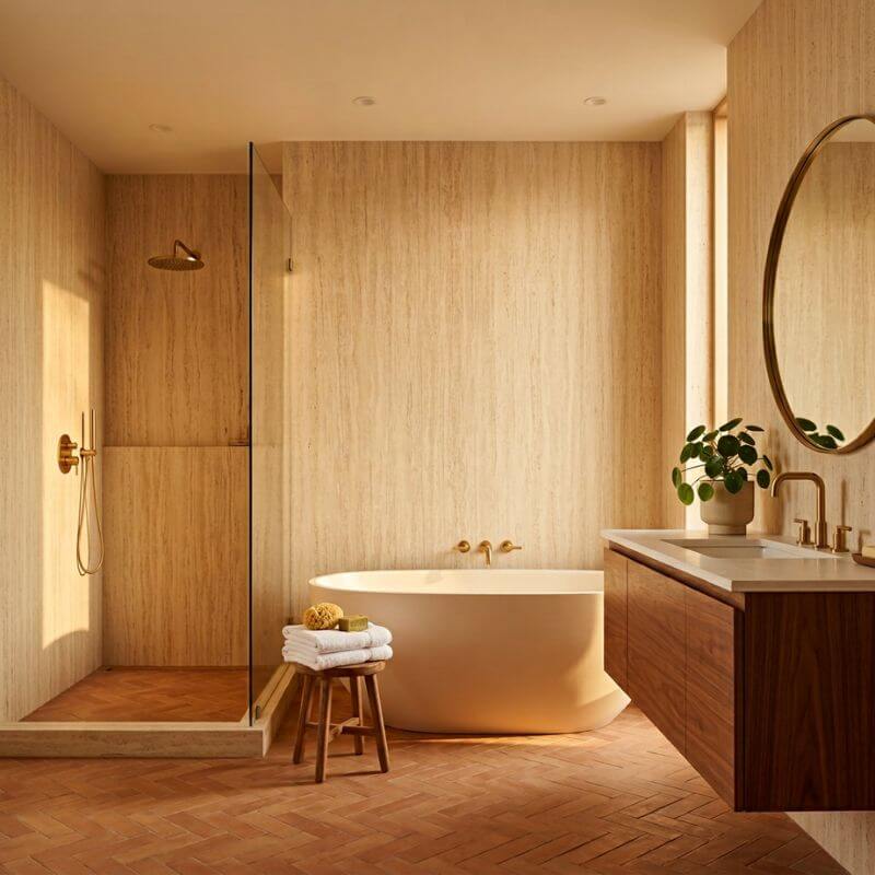 Imprevia Dune SPC Shower Panel - 0.6M x 2.4M - Image 2
