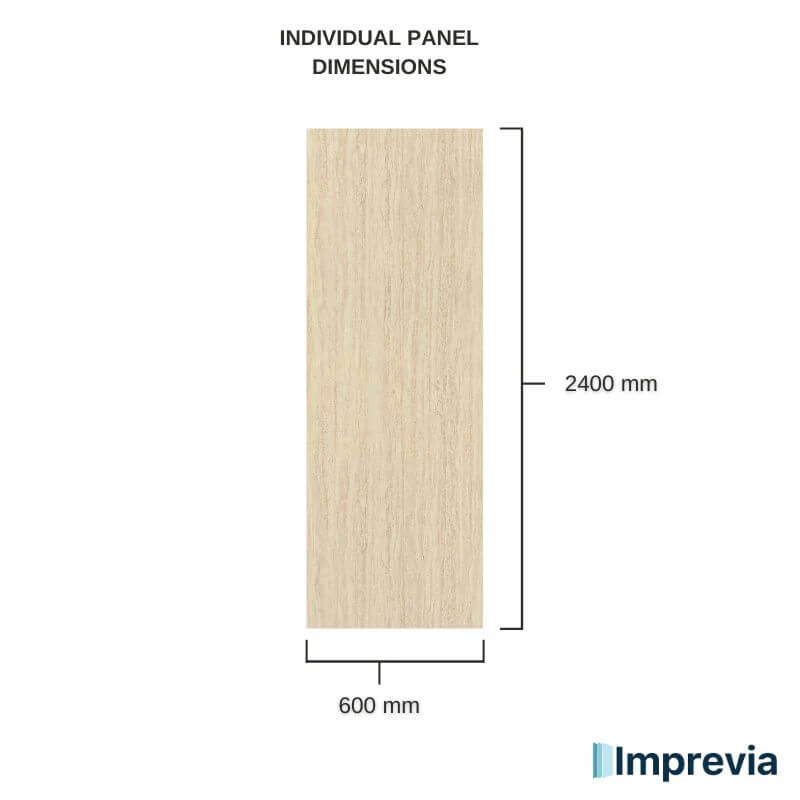 Imprevia Dune SPC Shower Panel - 0.6M x 2.4M - Image 6