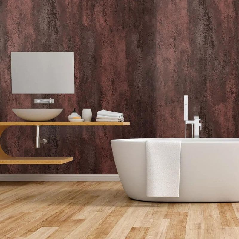 Large Brushed Red 1.0m x 2.4m Shower Panel - Image 13