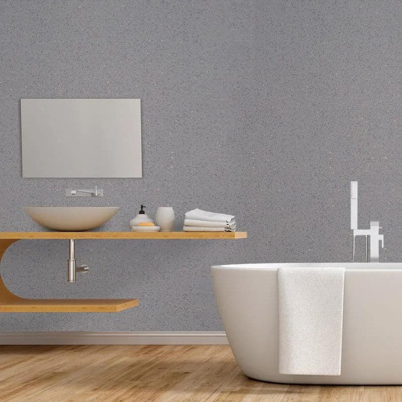 Large Grey Sparkle 1.0m x 2.4m Shower Panel - Image 11