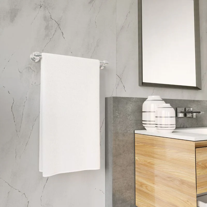 Large Subtle Grey Marble 1.0m x 2.4m Shower Panel - Image 10