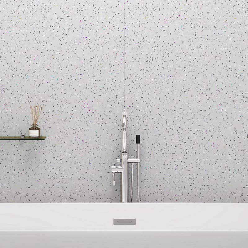 Large White Sparkle 1.0m x 2.4m Shower Panel - Image 3