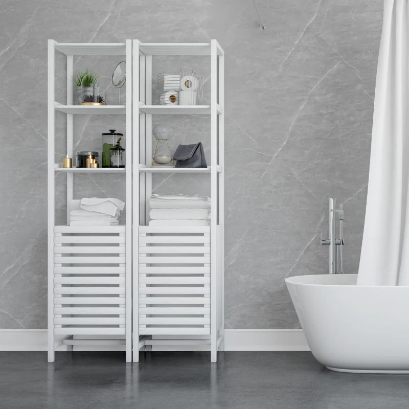 Premium Large Lindos Light Grey Matt 1.0m x 2.4m Shower Panel