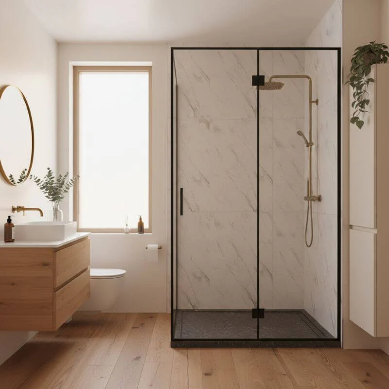 Imprevia Aurelian Marble  PVC Shower Panel - 1M x 2.4M - Image 3