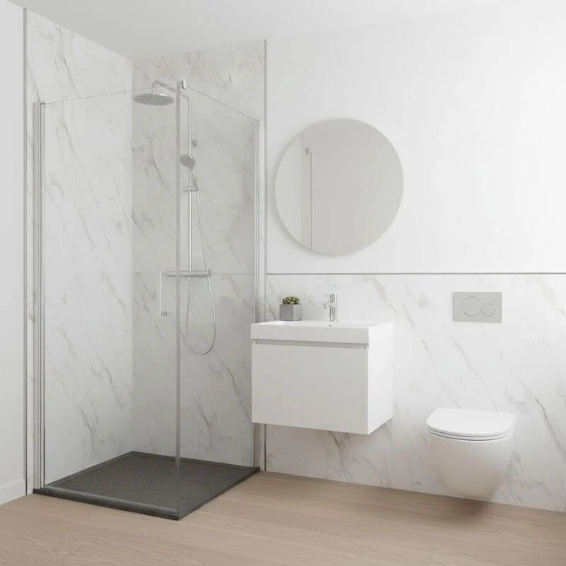 Imprevia Aurelian Marble  PVC Shower Panel - 1M x 2.4M - Image 4