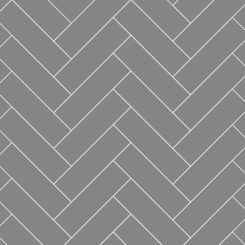 Multipanel Dust Grey Herringbone Tile Effect Shower Panel - Image 2
