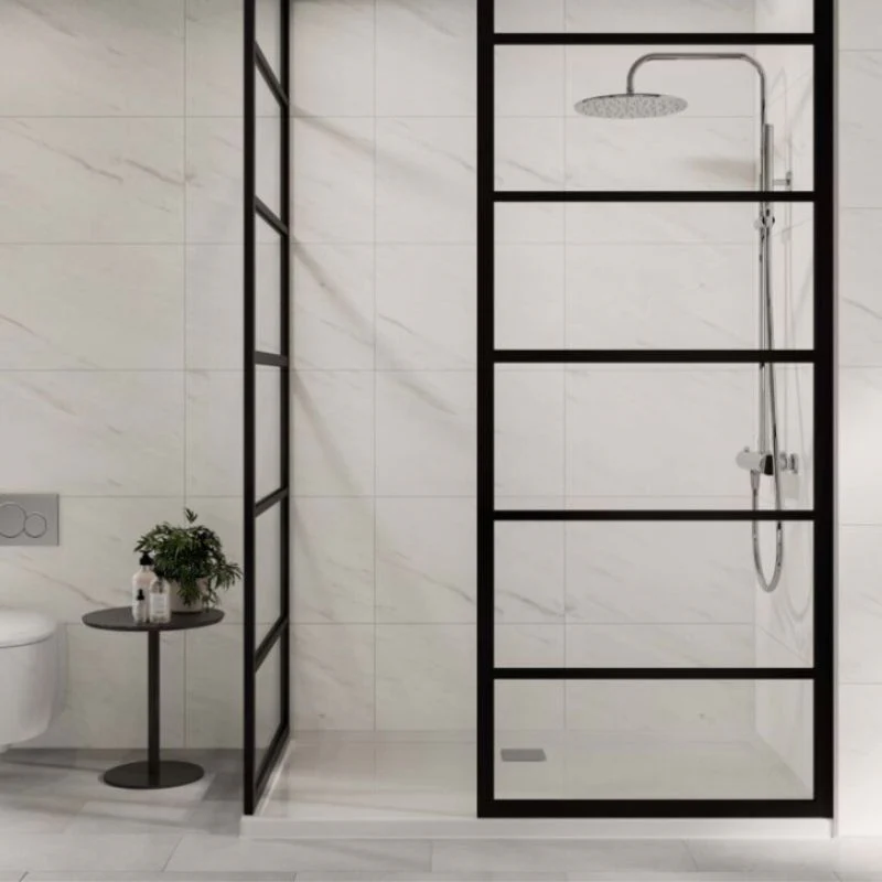 Multipanel Levanto Marble Large Tile Effect Shower Panel - Image 4