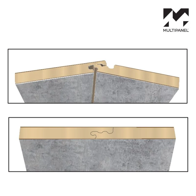 Multipanel Misty Blue Herringbone Tile Effect Shower Panel - Image 4