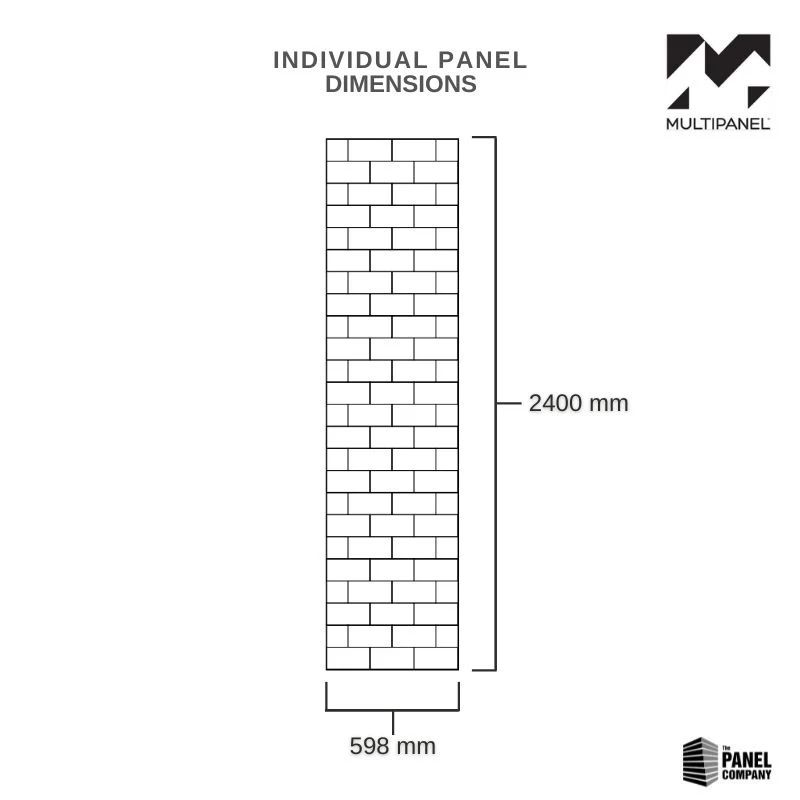 Multipanel Sage Green Metro Tile Effect Shower Panel - Image 3