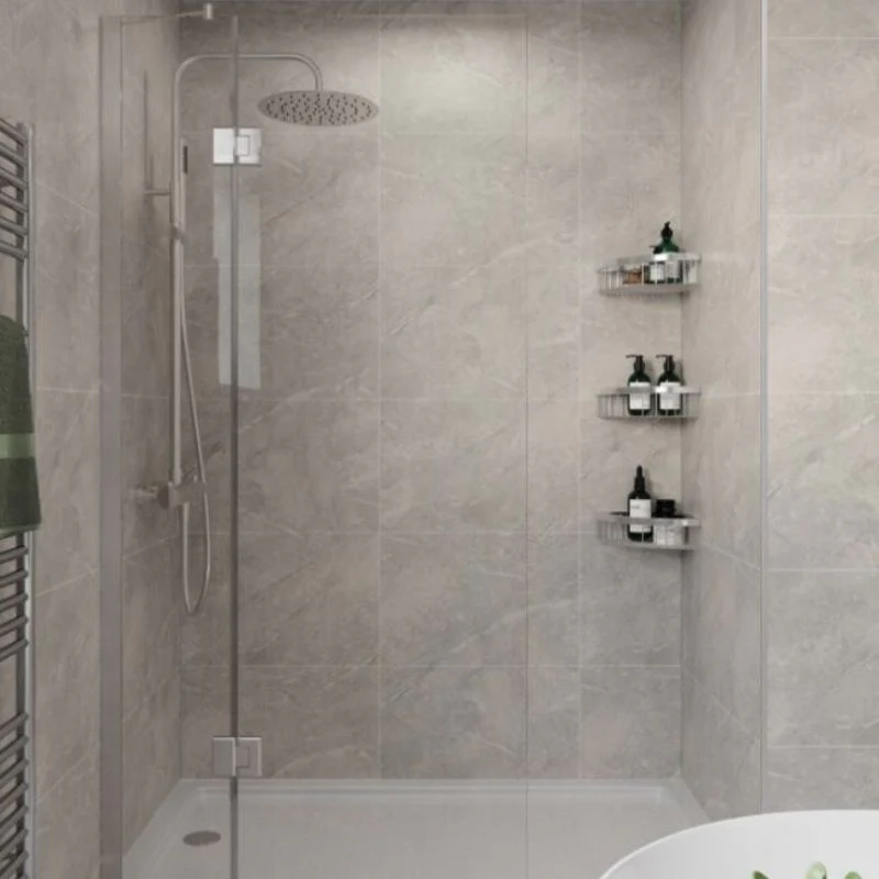 Multipanel Valmasino Marble Large Tile Effect Shower Panel - Image 4