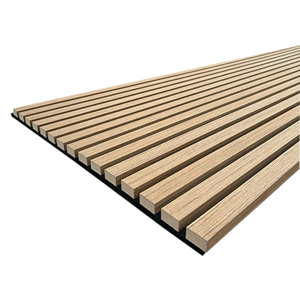 STRIVO Premium Natural Oak Acoustic Slat Wall Panel - Image 12