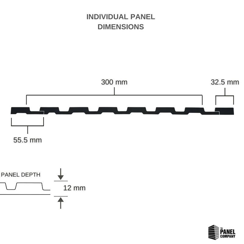 Natural Oak Water Resistant Slat Wall Panel - Image 4