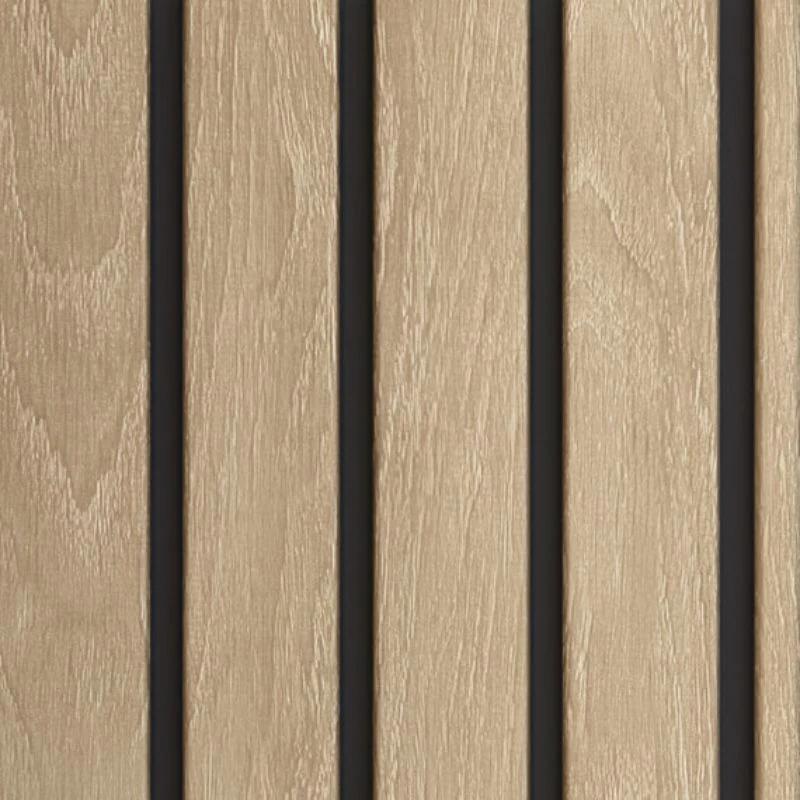 Oak V Black - Vox Fronto Slat Wall Panels - Image 2