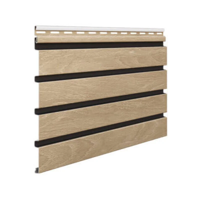 Oak V Black - Vox Fronto Slat Wall Panels - Image 3