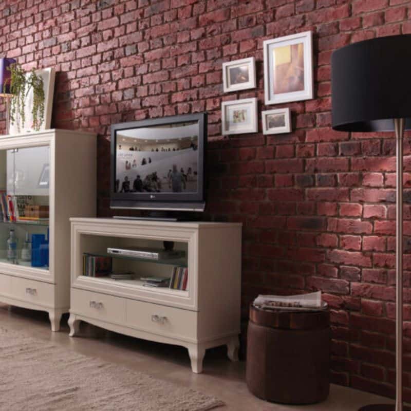Old British Brick Aged Red Panel Stone - Image 5
