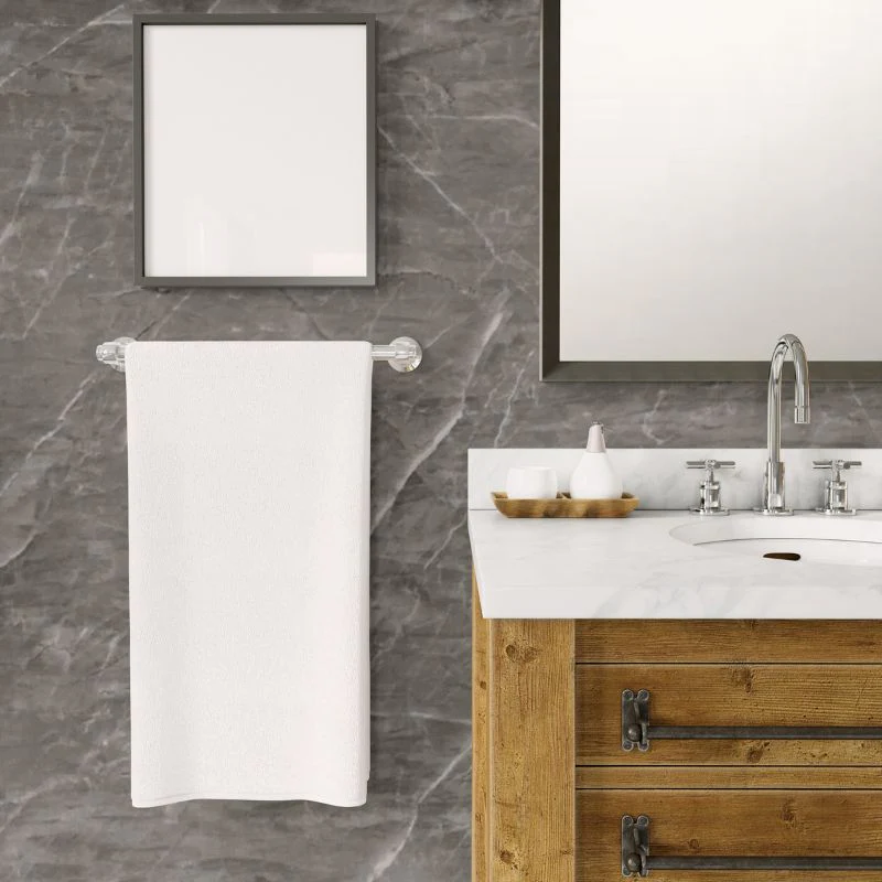 Premium Large Lindos Dark Grey Matt 1.0m x 2.4m Shower Panel - Image 4