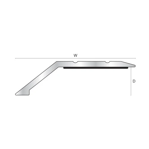 Self Adhesive Ramp - Matt Brass/Gold (43 x 10mm - 0.9m) - Image 3