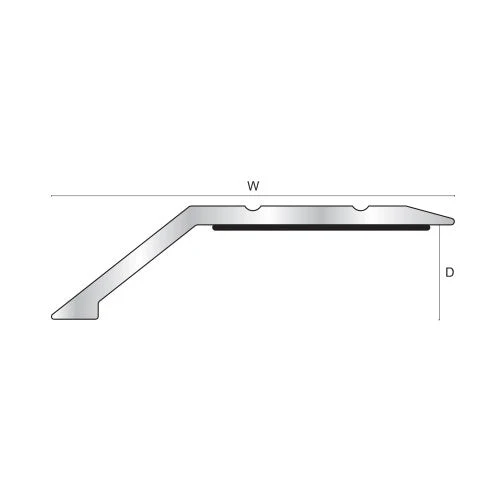 Self Adhesive Ramp - Oak (43 x 10mm - 0.9m) - Image 3