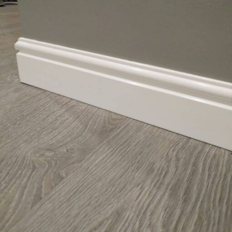PVC Solid Skirting Board 100mm x 2.5m | 2 Pack - Image 3