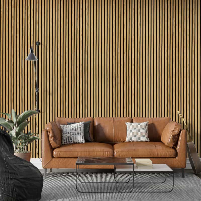 STRIVO Acoustic Slat Panel - Natural Ash - Image 3