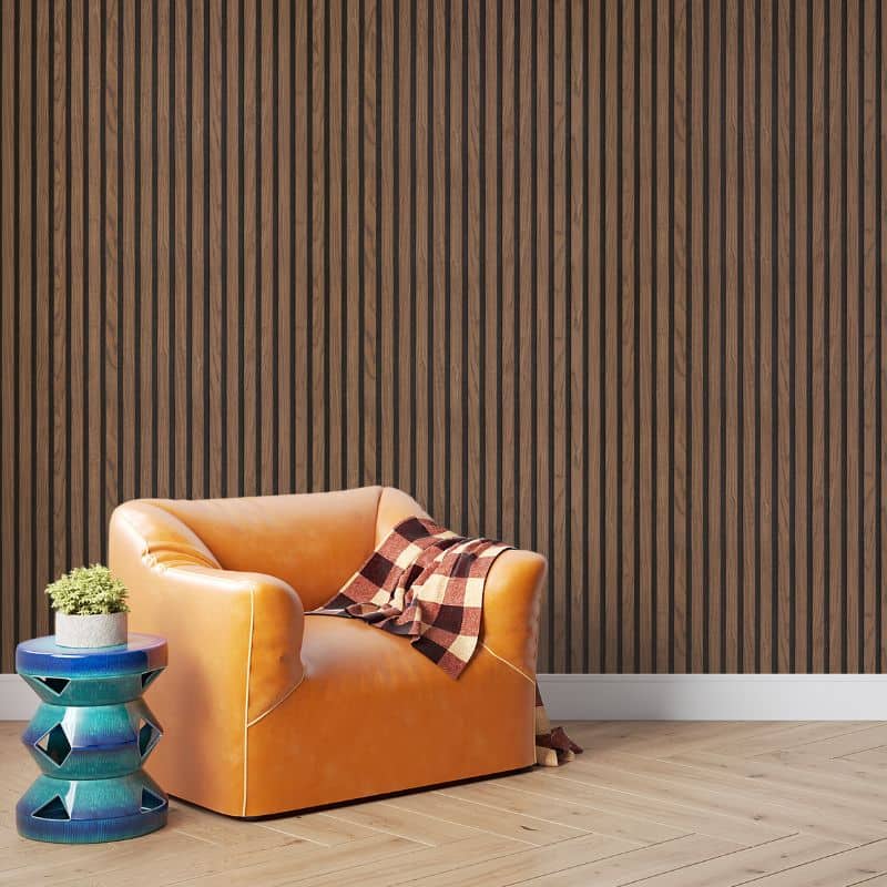 STRIVO Acoustic Slat Panel -  Smoked Walnut - Image 4