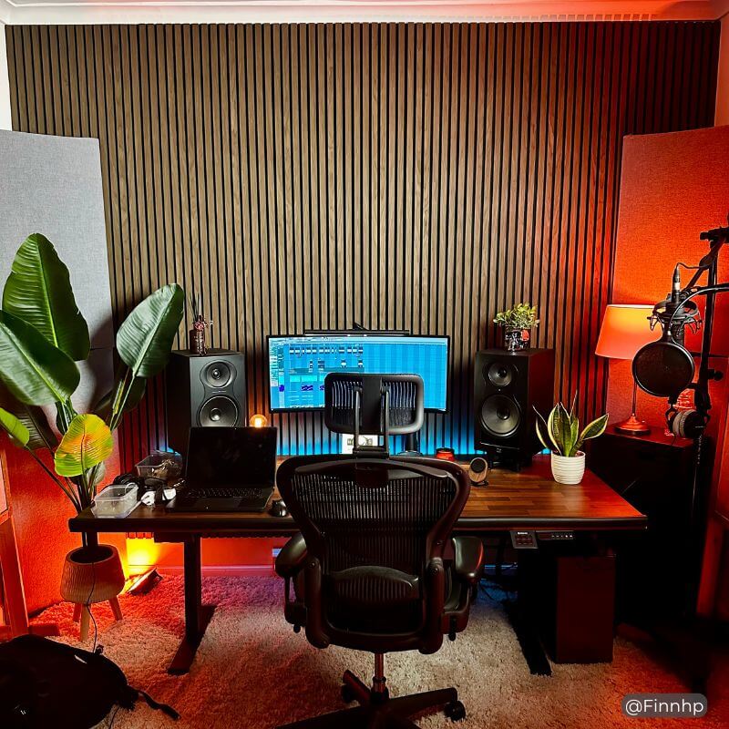 STRIVO Acoustic Slat Panel -  Smoked Walnut - Image 6