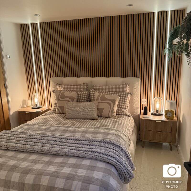 STRIVO Acoustic Slat Panel - Warm Oak - Image 5