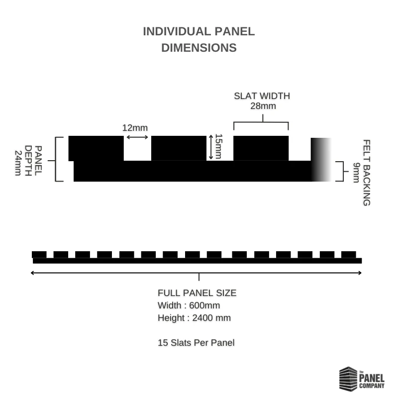 STRIVO Premium Walnut Acoustic Slat Wall Panel - Image 16