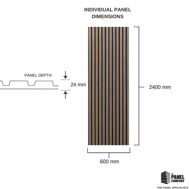 STRIVO Premium Walnut Acoustic Slat Wall Panel - Image 15