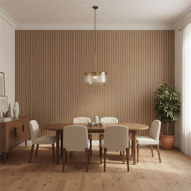 STRIVO Premium Walnut Acoustic Slat Wall Panel - Image 8