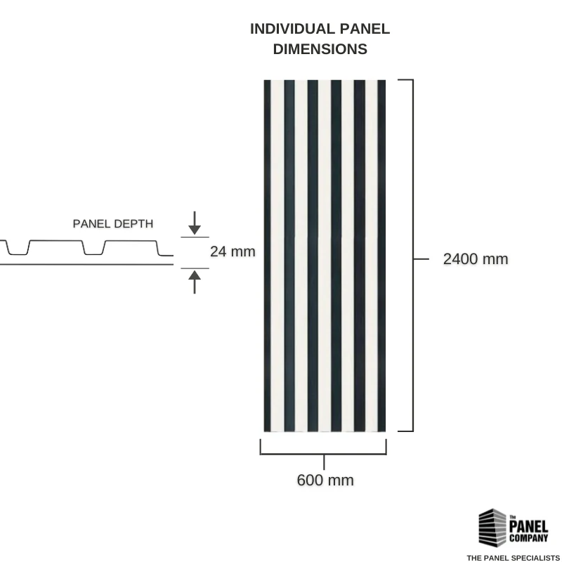 STRIVO Premium White Acoustic Slat Wall Panel - Image 6