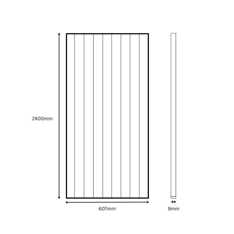 STRIVO Tongue and Groove MDF Wall Panel Beaded - 2440 x 607mm - Image 11