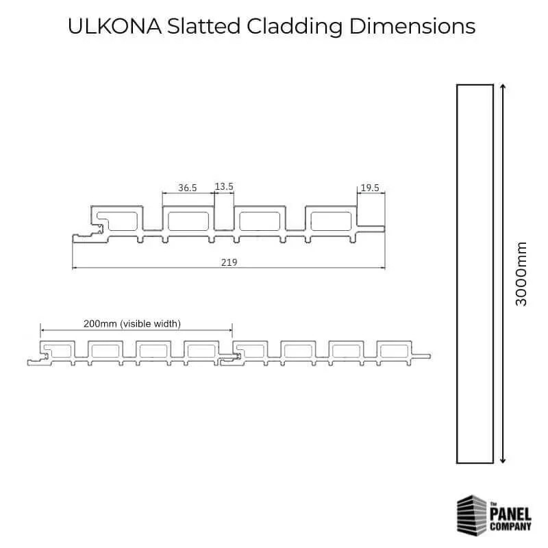 Ulkona Composite Slatted Cladding - Chestnut - Image 5